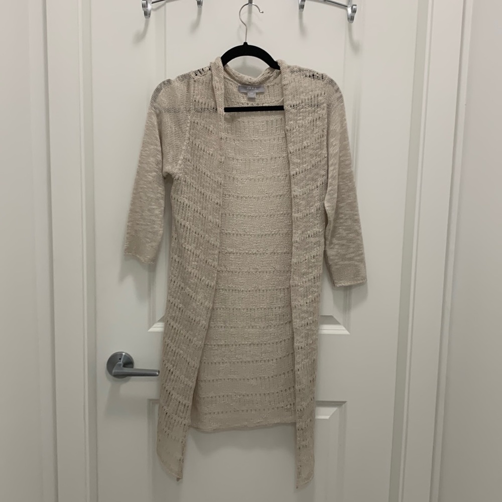 Knee length cardigan